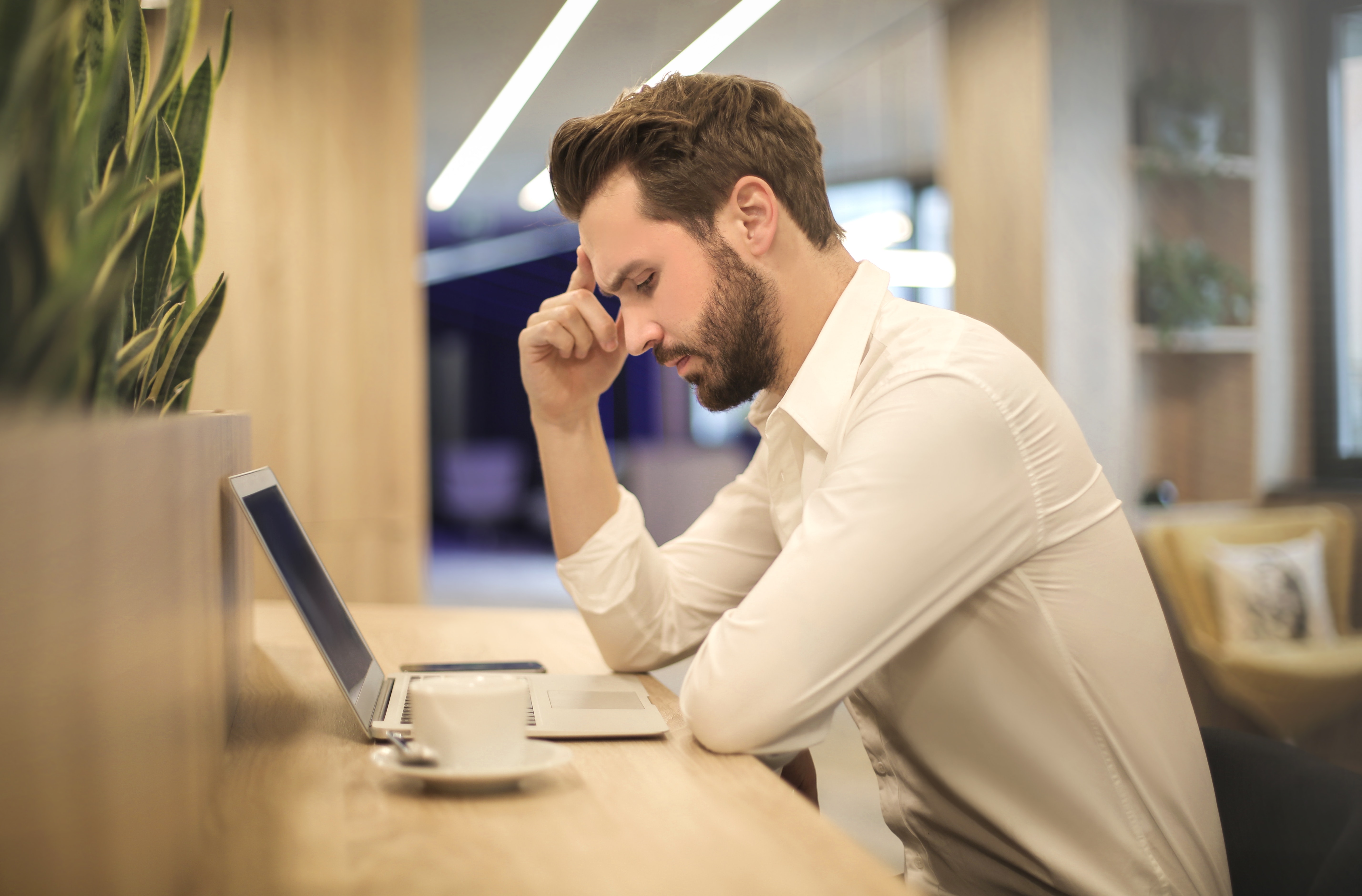 student completing an online degree